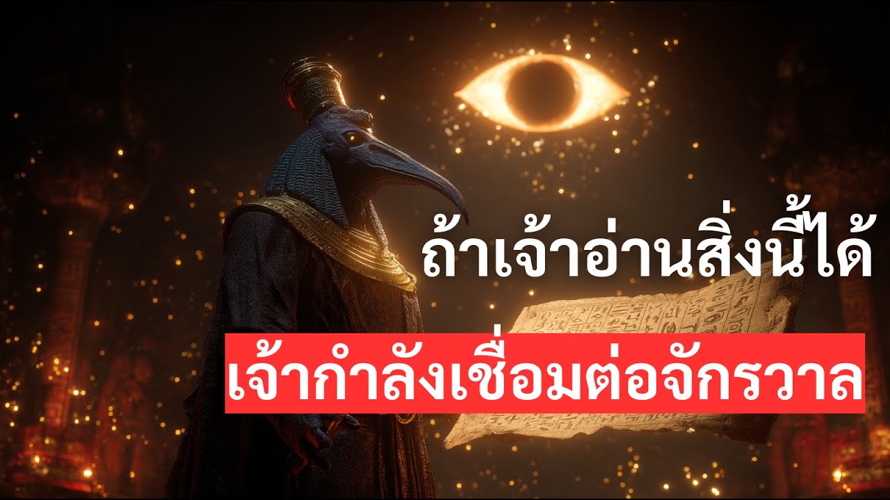 สมองของเจ้าไม่สร้างจิตสำนึก ความจริงของจักรวาล by Thoth