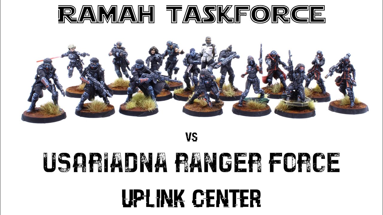 Ramah Taskforce vs. USARF: Uplink Center (Infinity the Game Battle Report)