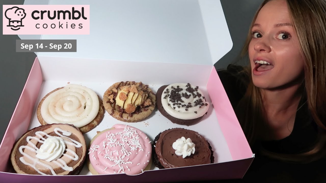 NEW CRUMBL Cookies Flavors this week Cinnamon Roll Cheesecake, Raspberry Cupcake, Hershey's S'mores