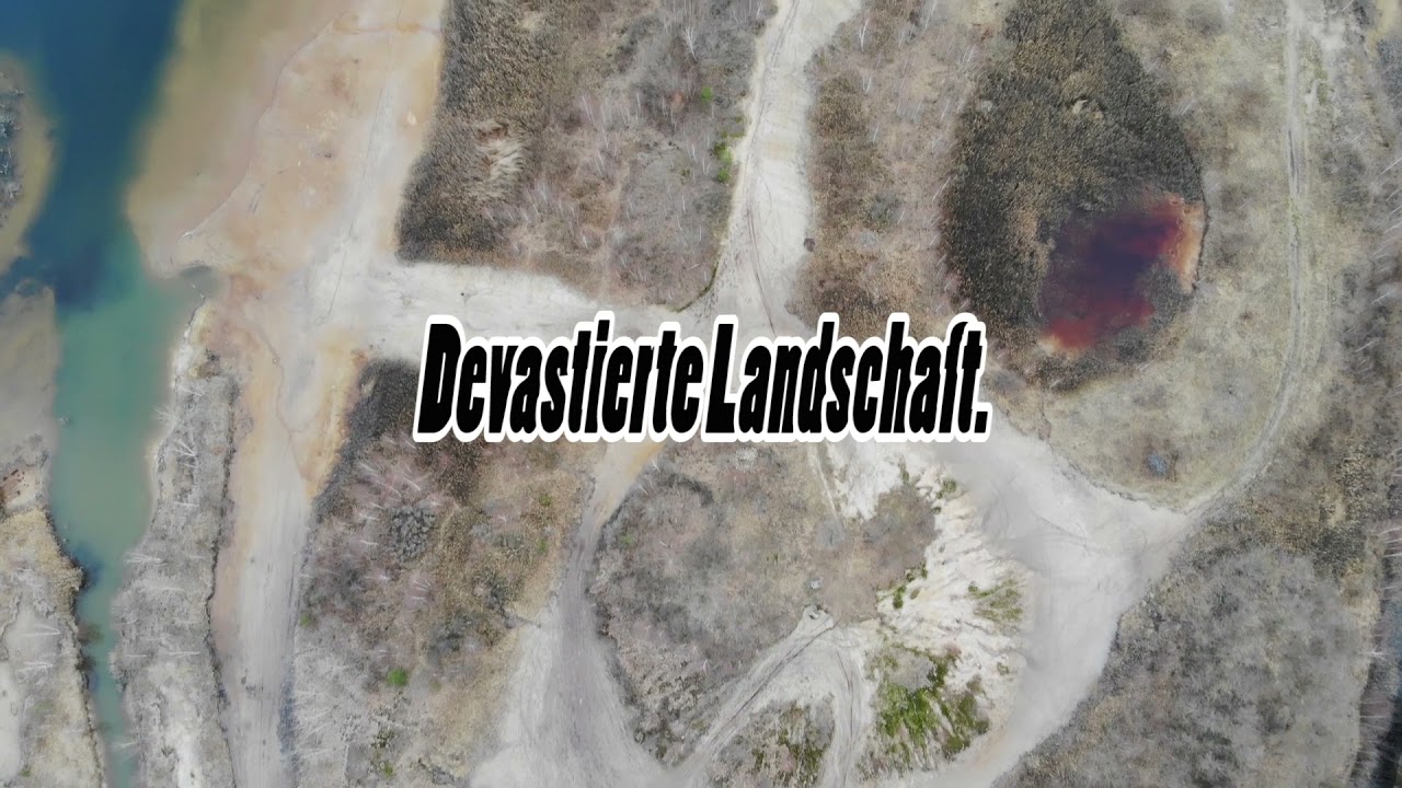 Flug über Hainer und Kahnsdorfer See im März 2021