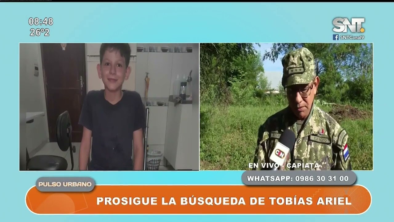 Prosigue la búsqueda de Tobías Ariel
