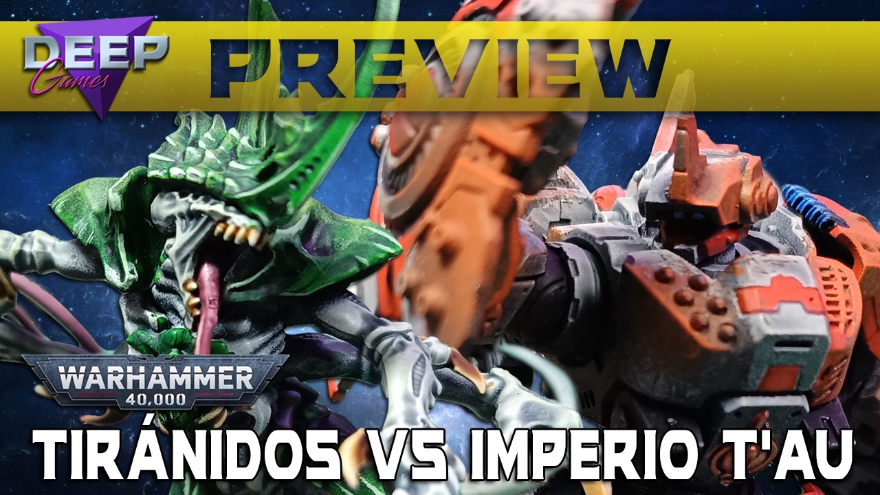 &iexcl;Nuevas unidades! TIR&Aacute;NIDOS vs IMPERIO T'AU | Preview Warhammer 40.000