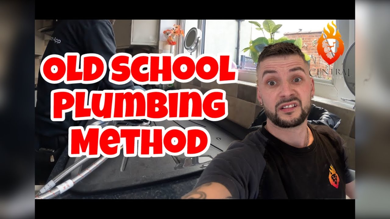 This is an old school method of plumbing 🤣#plumber