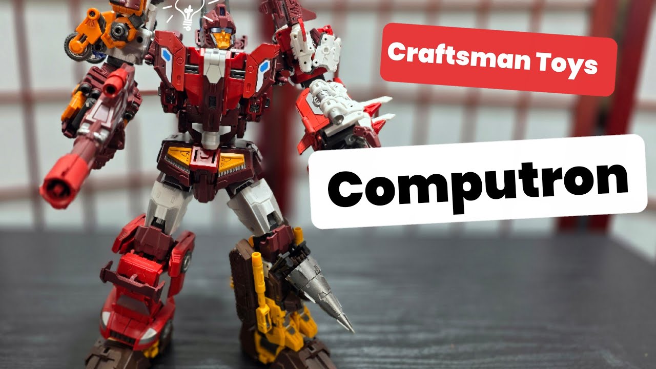 ПОЛНЫЙ ОБЗОР: Craftsman Toys Computron | Легендарный масштабный технобот-комбайнер (трансформация)