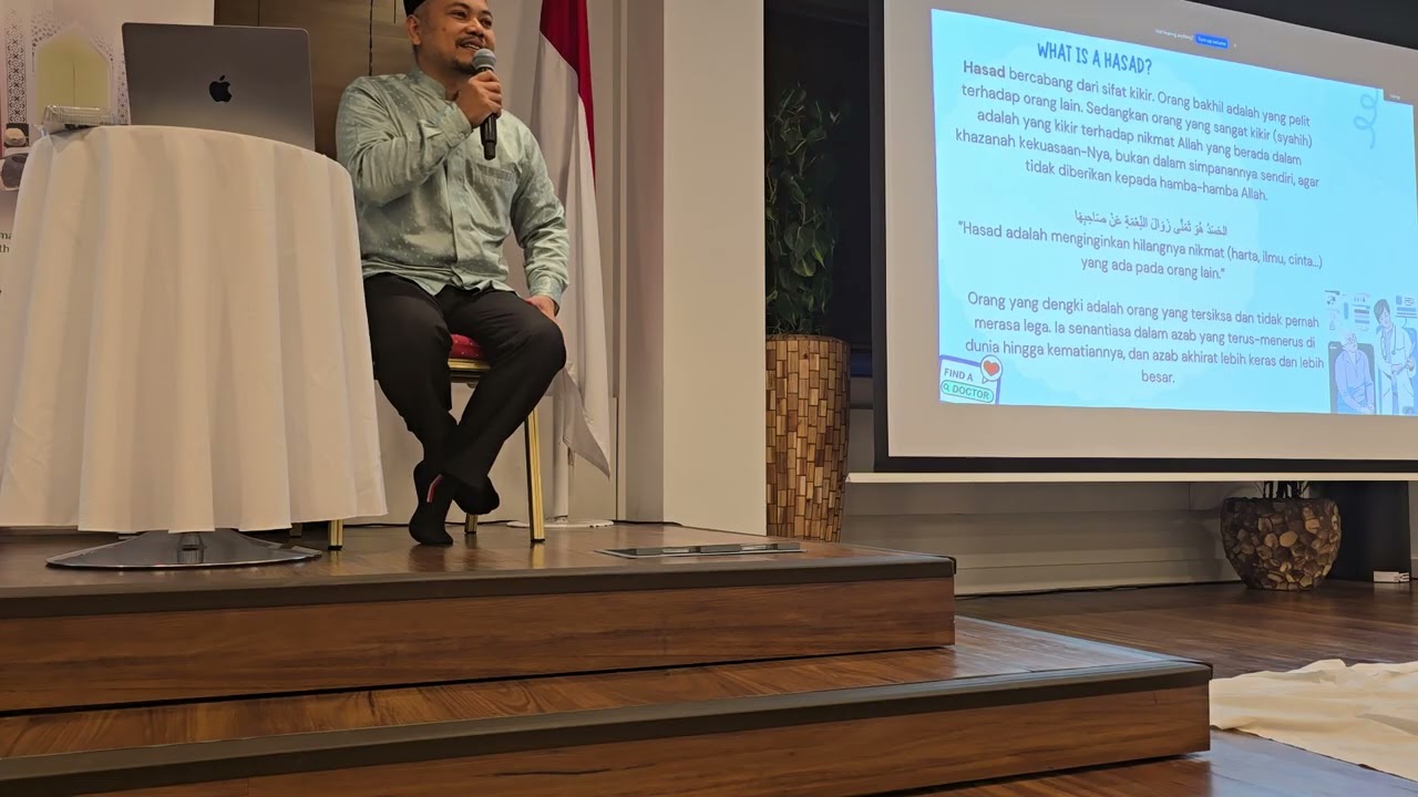 Sat 28.2.26, 11 Ramadhan 1447, ust. Bahrul Ulum on disease of the heart, @ Indonesian Embassy London
