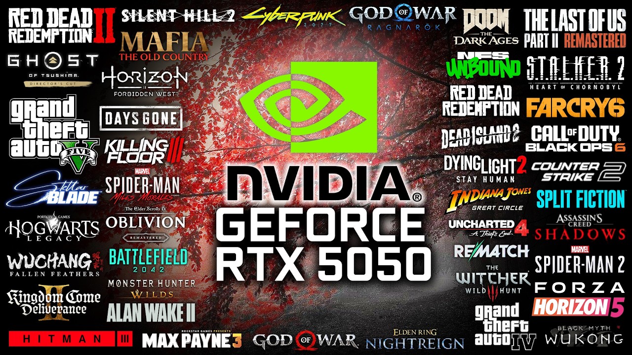RTX 5050 8GB - Test in 50 Games (1440P)