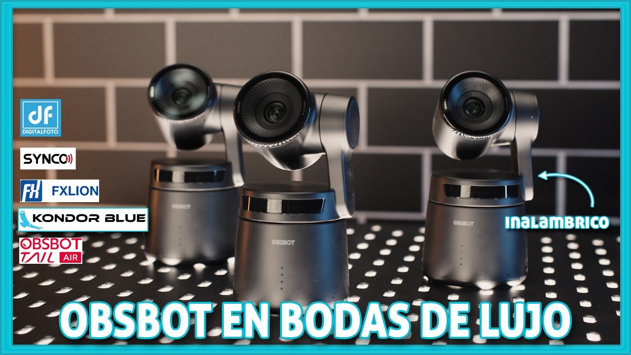 Streaming MULTICAMARA OBSBOT Tail Air bodas y eventos de lujo - Kondor Blue SYNCO FXLion DigitalFoto