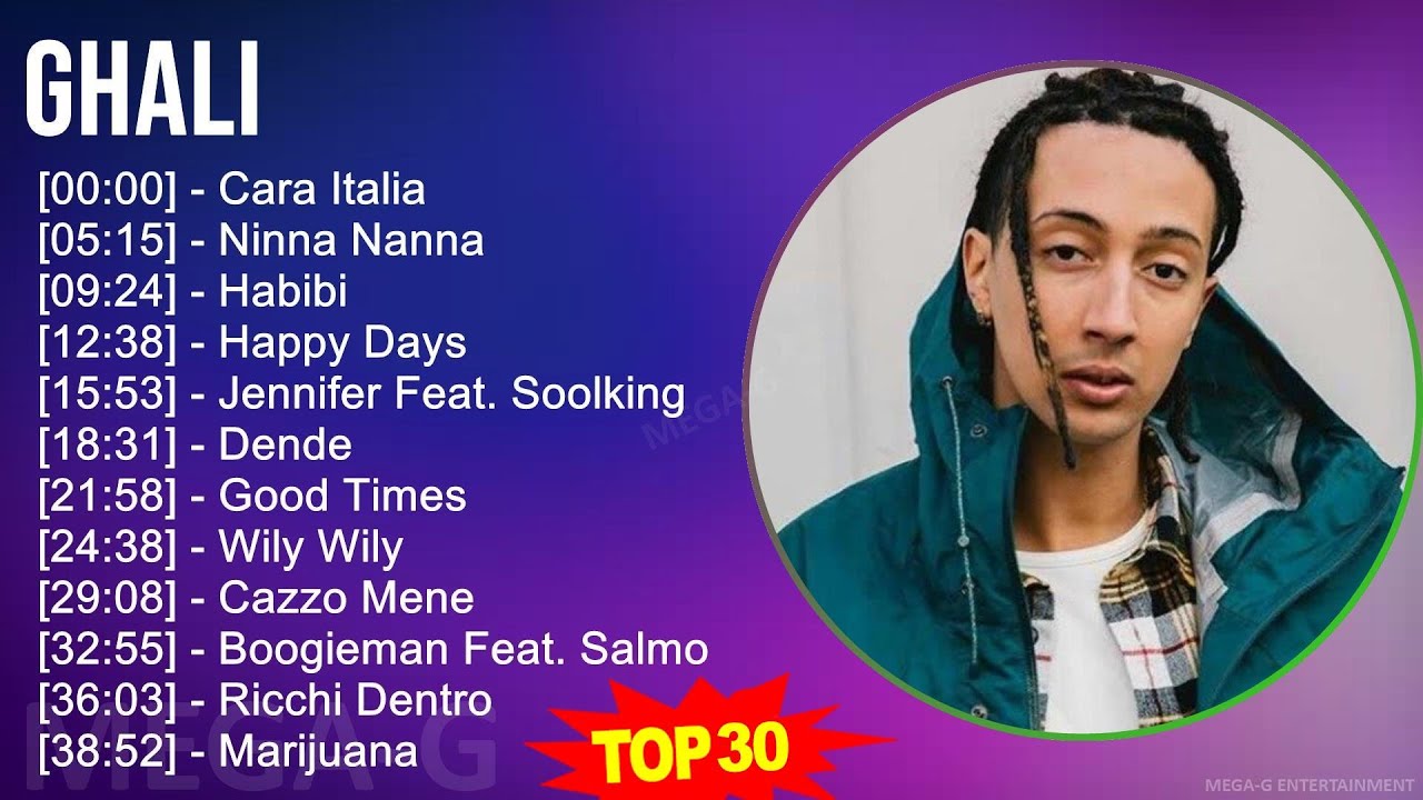 G h a l i 2024 MIX Migliori Successi ~ 2010s Music ~ Top Rap, European Rap, Italian Rap, Hardcor...