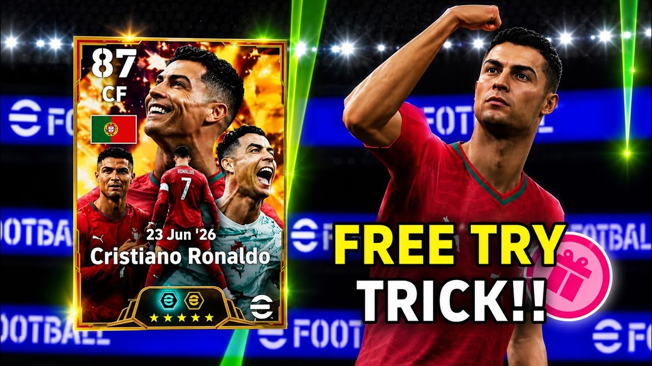 🔥 Trick To Get Cristiano Ronaldo 109 Rated in Efootball 2026 Mobile ✅️ | EASY WAY | 《 ONLY FREE 》😱🤩
