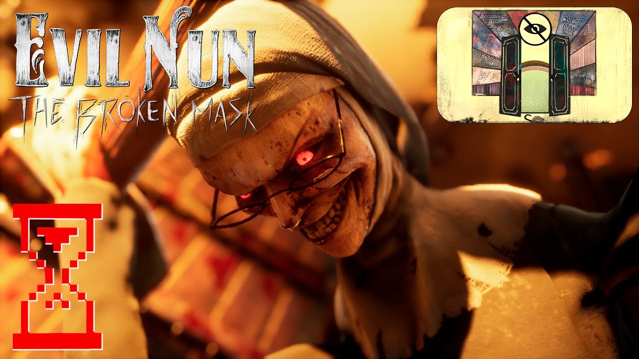 Достижение - Бесшумный побег через главную дверь // Evil Nun: The Broken Mask