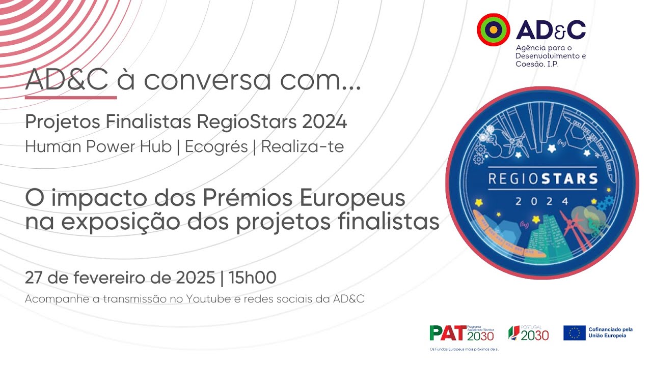 AD&C à conversa com... Finalistas Prémios RegioStars 2024