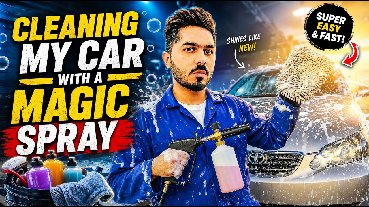 Cleaning Car With A Magic DIY Spray 🚗🌟
