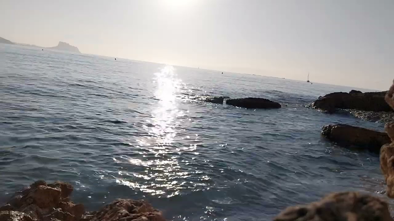 Asmr sunrise and waves