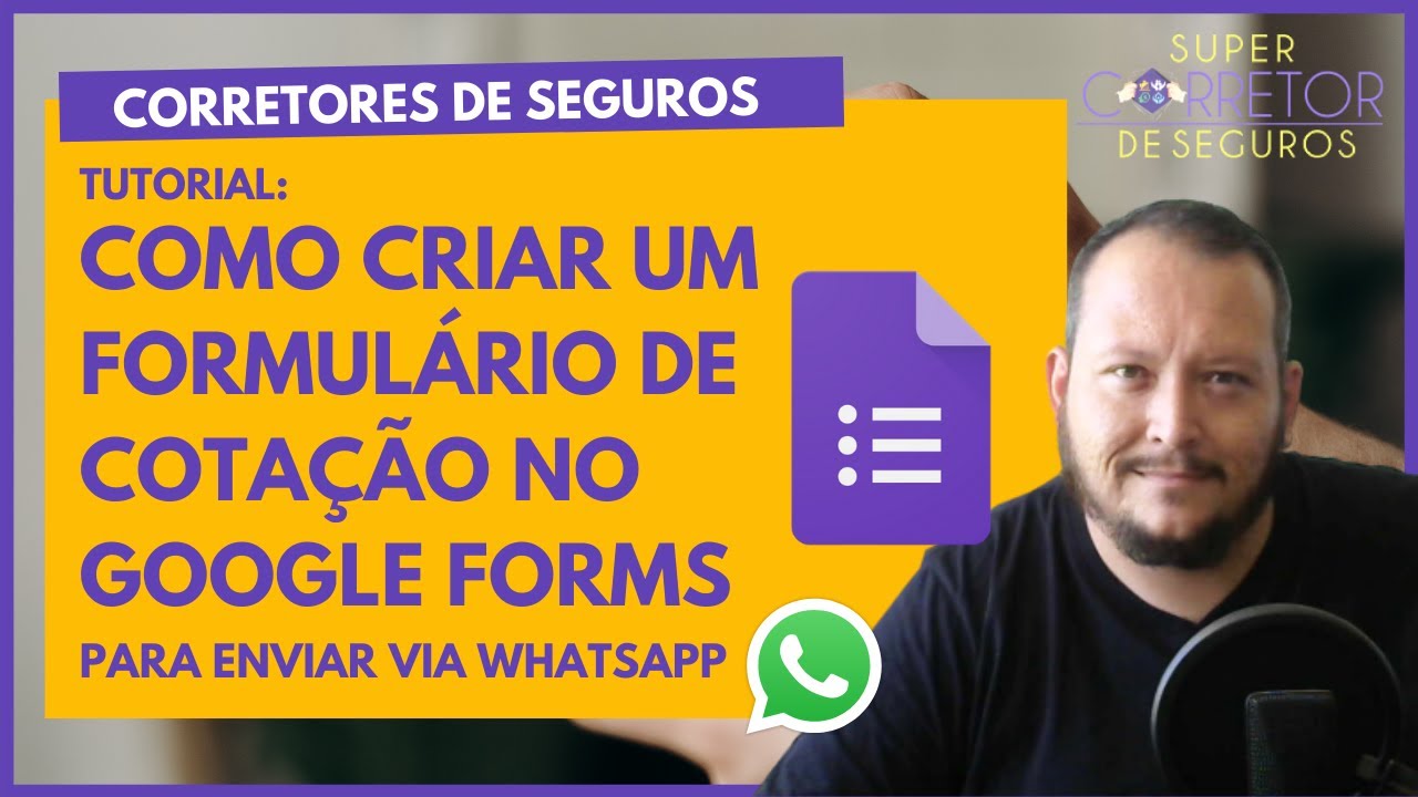 Tutorial: Como criar Formulários no Google Forms para Cotação em link e Enviar via Whatsapp