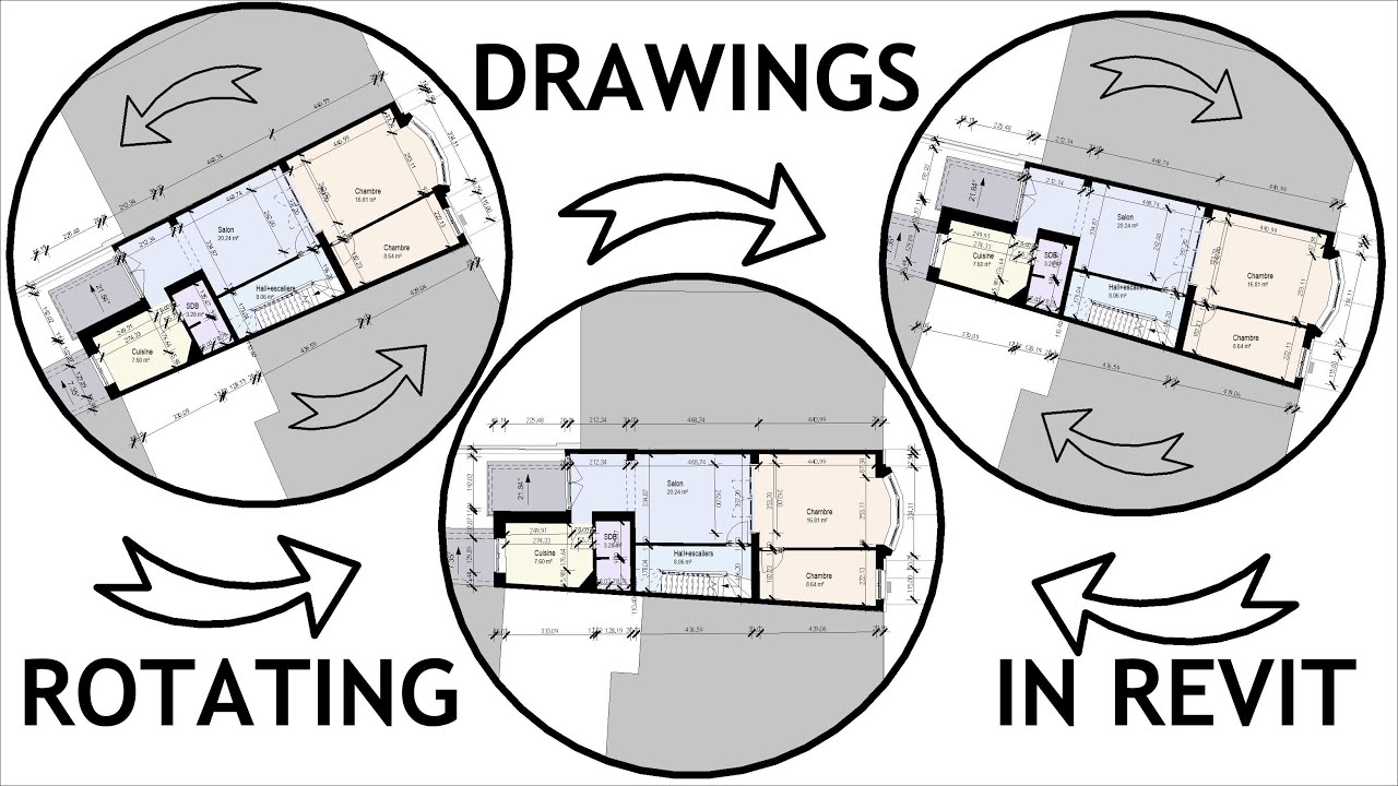 ROTATING ALL TYPES OF DRAWINGS IN REVIT_ROTATING PLANS_SECTIONS_FACADES AND DETAILS IN ANY DIRECTION