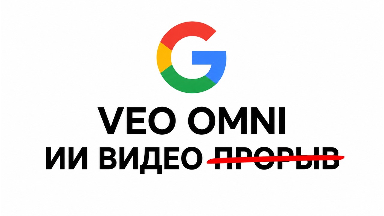 НОВАЯ ВИДЕО НЕЙРОСЕТЬ ОТ GOOGLE. VEO OMNI FLASH
