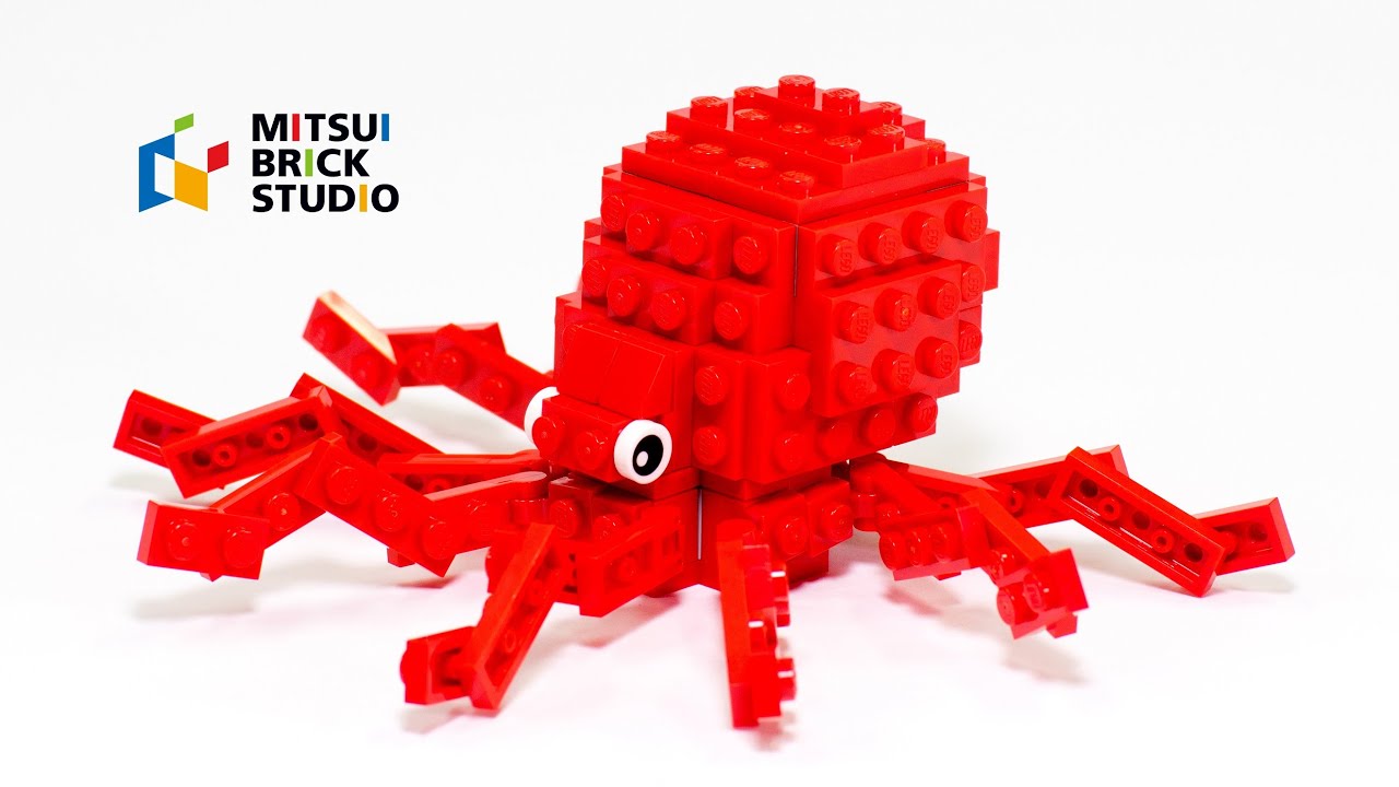 How to Build an Octopus with LEGO Bricks  #StayHome #WithMe #家で一緒にやってみよう