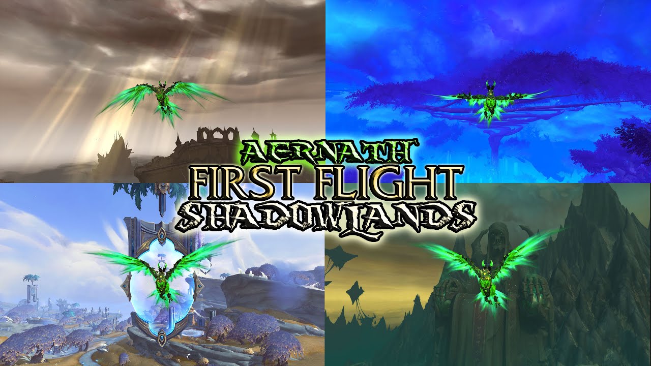 Aernath's First Flight in Shadowlands (9.1 PTR, Full Version)