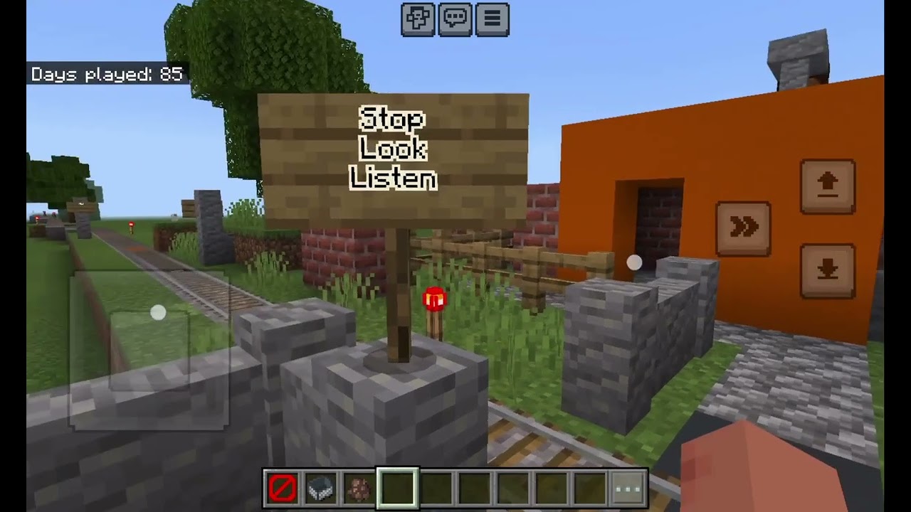 Dereham Station Level Crossing, Endwood County Railway, Minecraft