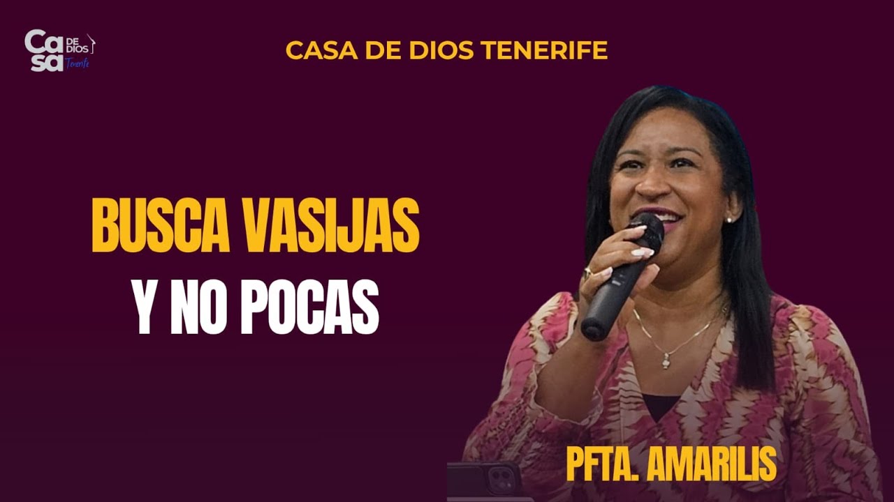 Pfta. Amarilis Molina ||  Busca vasijas y no pocas