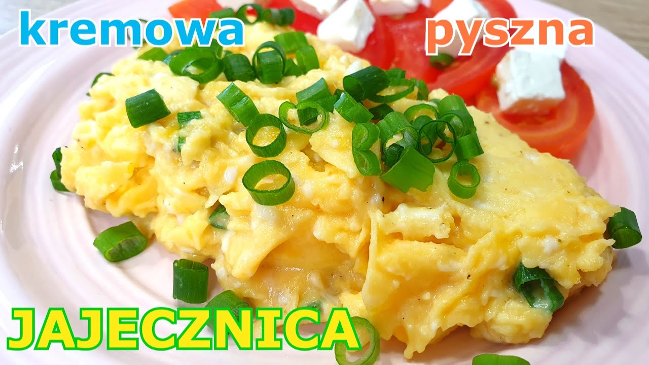 Najlepsza kremowa jajecznica 👌 przepis krok po kroku jak przygotować idealną pyszną jajecznicę 👍