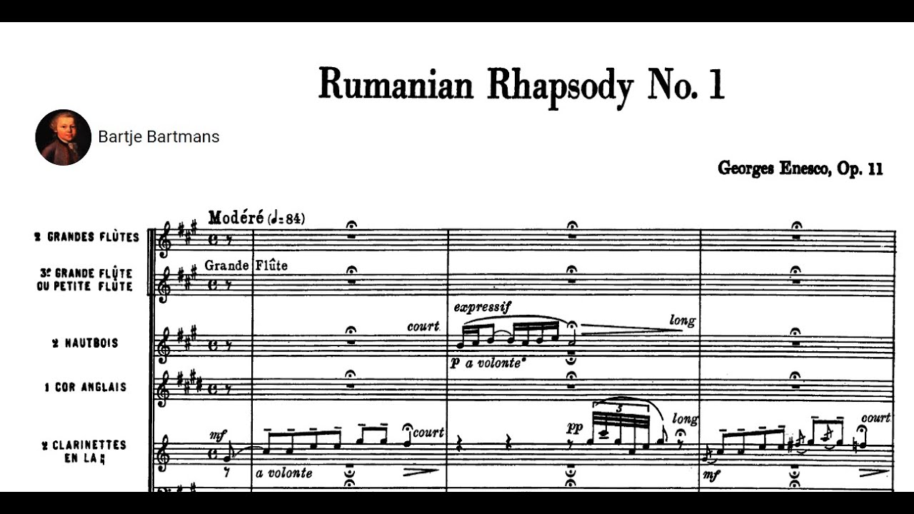 George Enescu - Romanian Rhapsody No. 1, Op. 11 (1901)