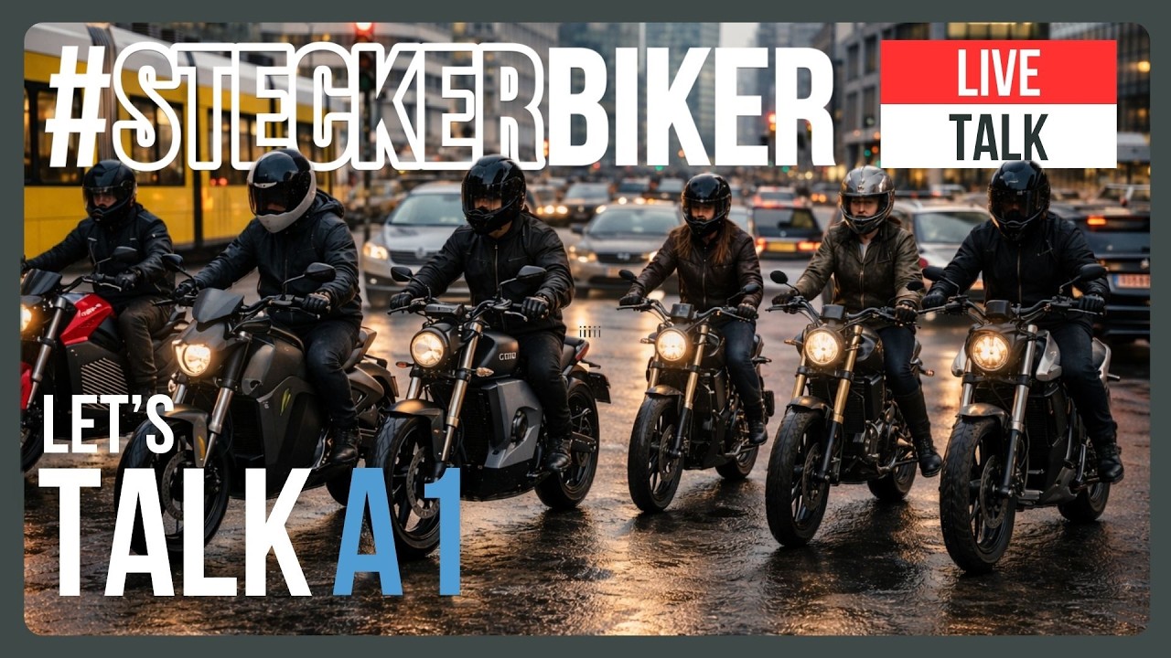 Elektromotorräder in Deutschland: Die A1-Klasse ist stark-  #SteckerBiker-Live Talk