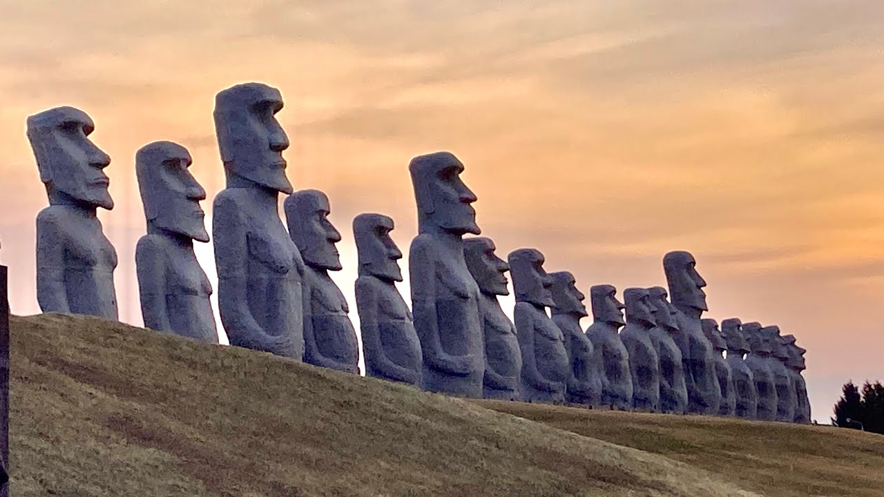 Drive to Moai Statues in Sapporo | Takino Cemetery | Hokkaido Japan | 4K