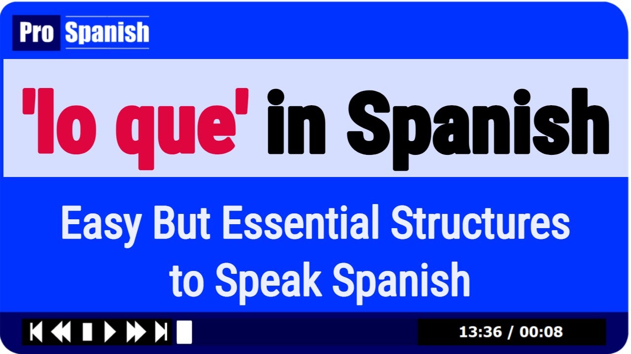 Learn Spanish - 