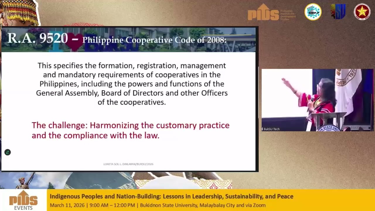 Social Entrepreneurship through an Indigenous Peoples’ Cooperative: Bukidnon-Tagoloanon