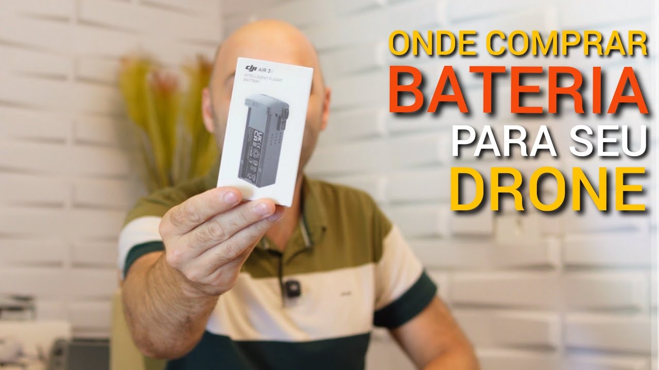 Importe 𝘽𝘼𝙏𝙀𝙍𝙄𝘼 para seu 𝘿𝙍𝙊𝙉𝙀 Fácil e 𝘽𝘼𝙍𝘼𝙏𝙊