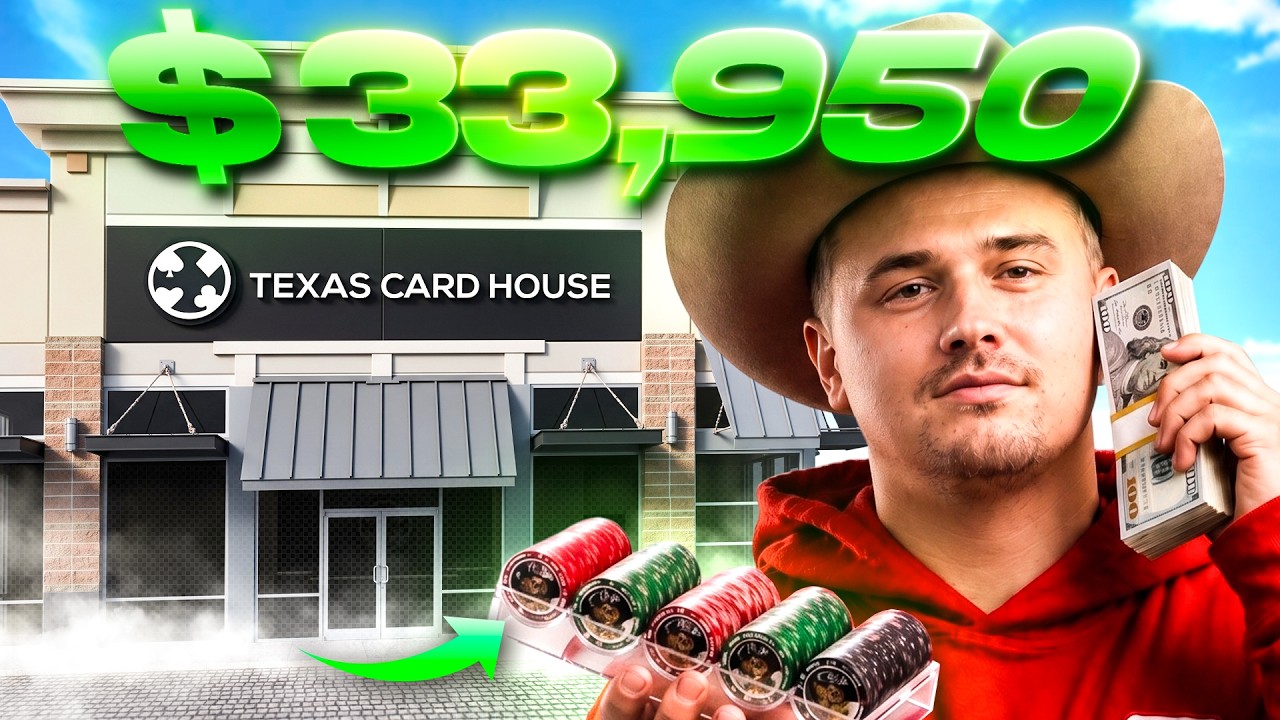 MASSIVE POTS and BIG PROFITS at Texas Card House! ($10,000 BUY IN!)