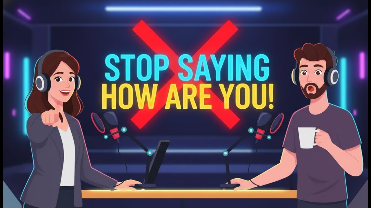 Don't Say How Are You ❌ 50+ English Phrases You Need Daily Full Class