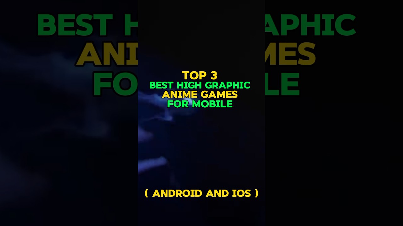 Top Best Realistic Anime Games For Mobile Android And iOS 😍|| #shorts