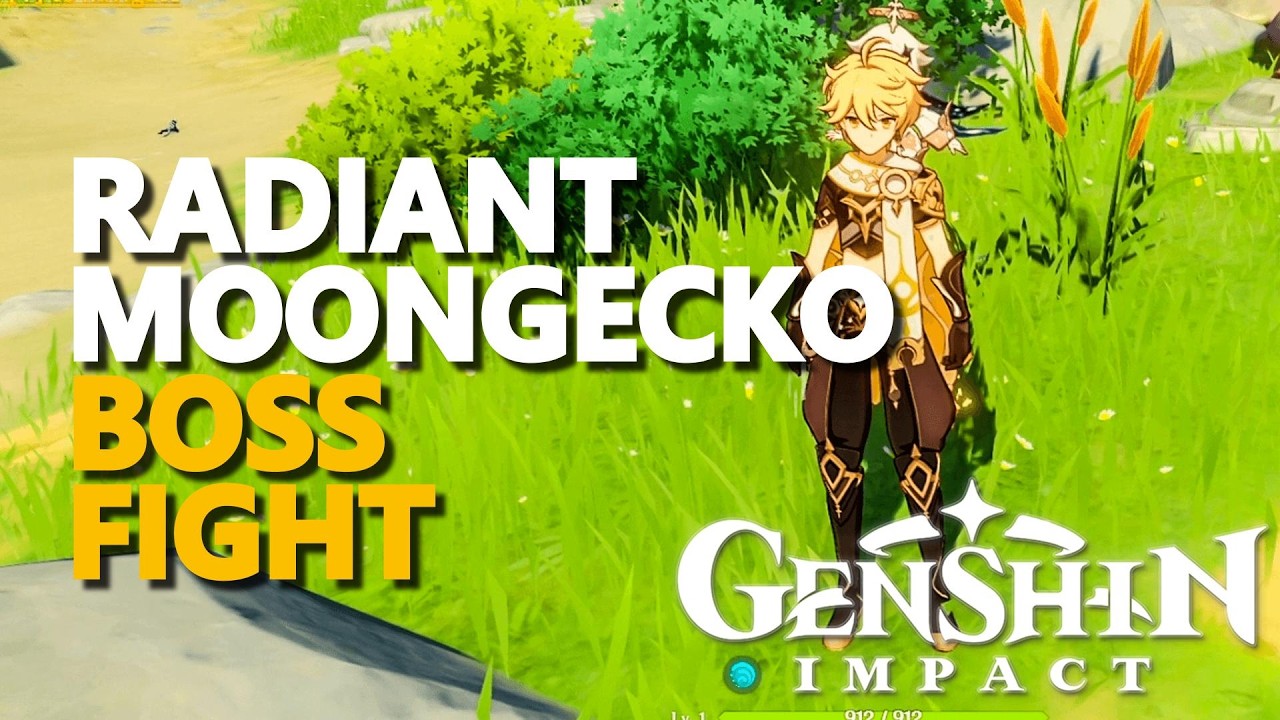 Radiant Moongecko Boss Fight Genshin Impact