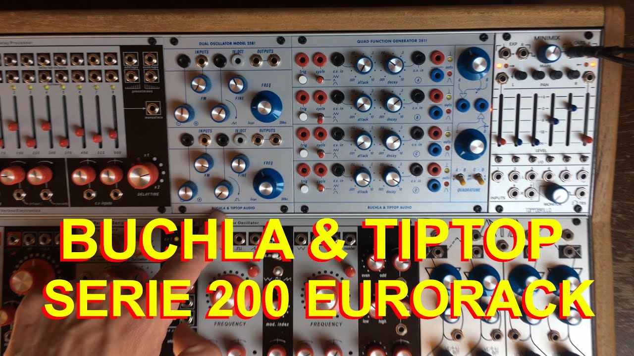 Présentation des 258t et 281t de Buchla & Tiptop Audio