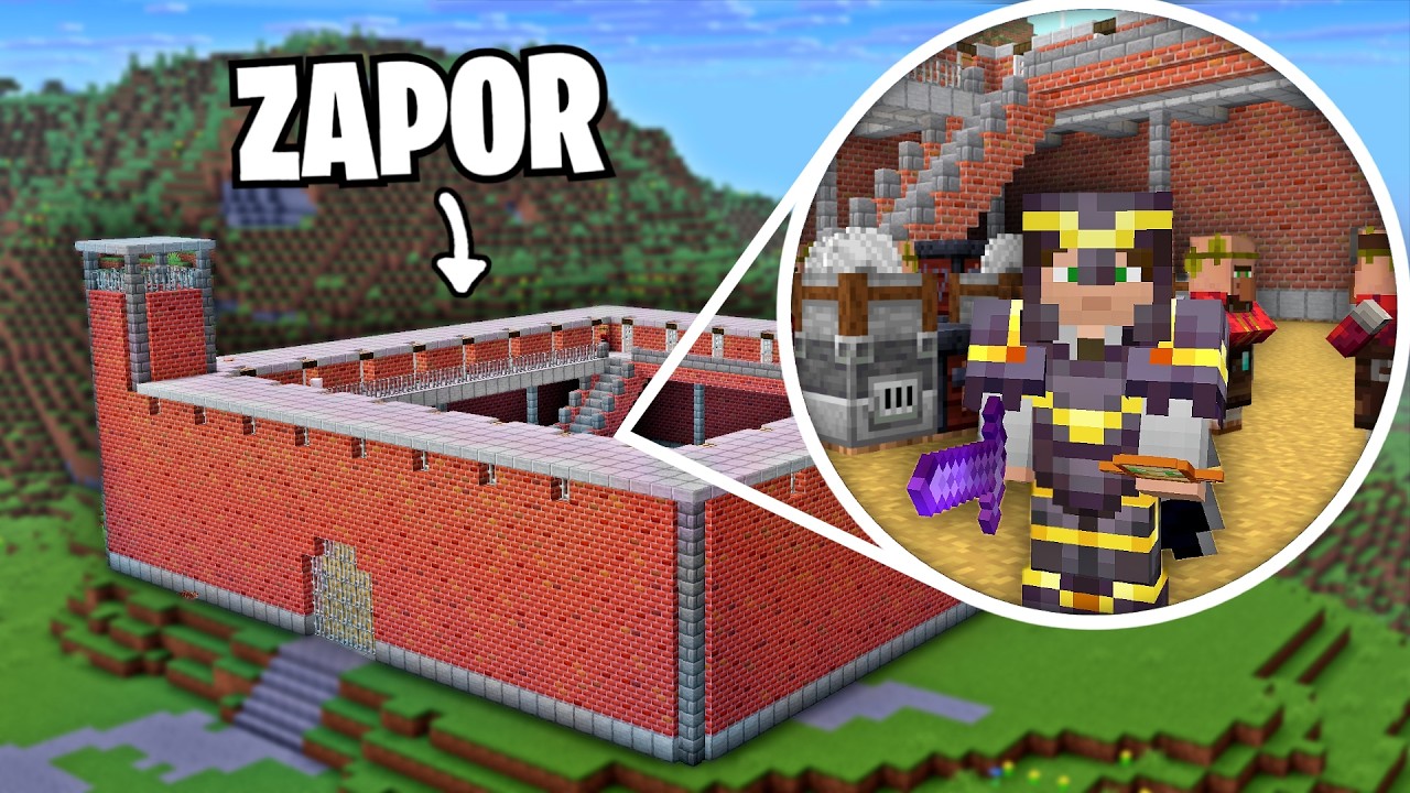 Zgradil sem ZAPOR za Minecraft VAŠČANE!!