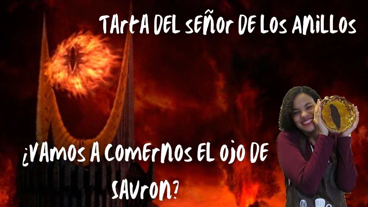 Tarta del SEÑOR de los ANILLOS [el ojo de Sauron] Receta de pelicula