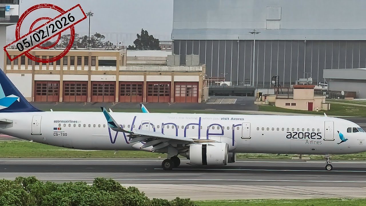 🔴 Lisbon Airport LIVE (STRONG Crosswind)