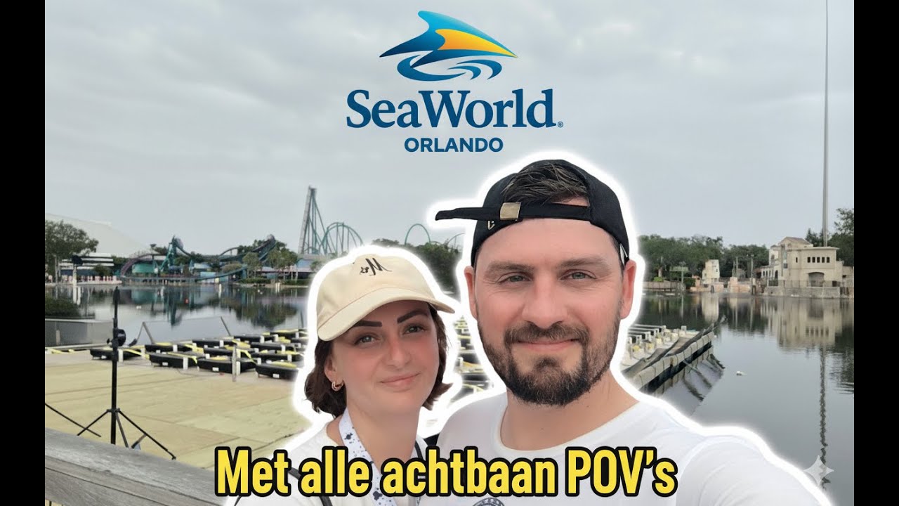 Dag 4/11 🌊🎢 Welkom bij onze eerste keer in SeaWorld Orlando! Met onride POV's