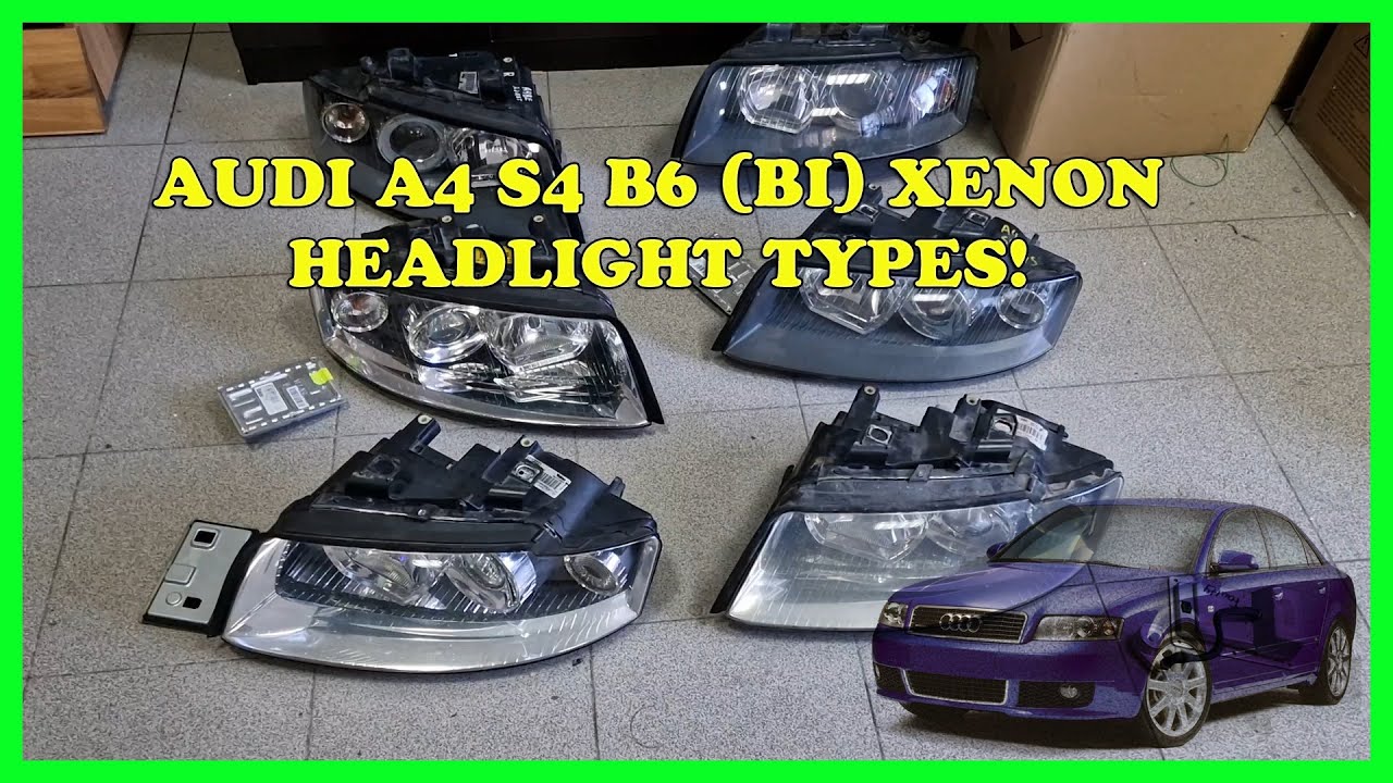 Audi A4 S4 B6, разные модели биксеноновых фар HID 2000-2005 годов! Руководство по ремонту своими ...