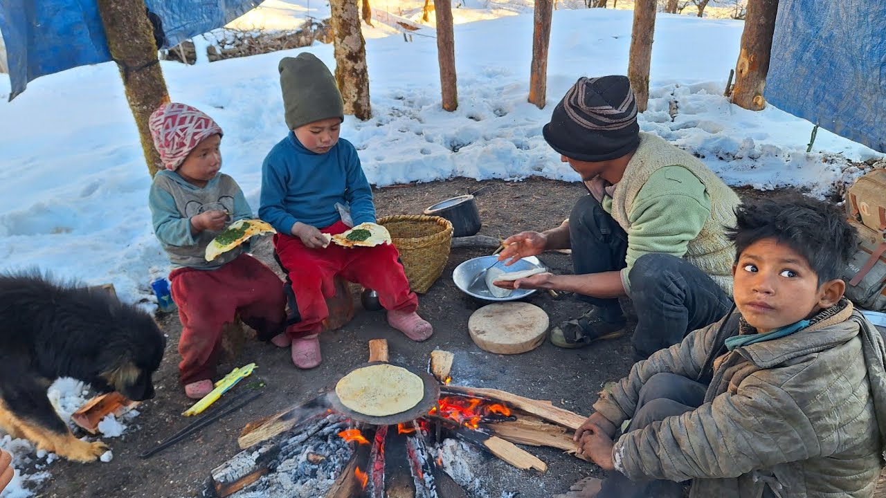 This is Himalayan Village Life | Nepal | ep-236 | Himalayan Village Life into the Snow | VilageLife