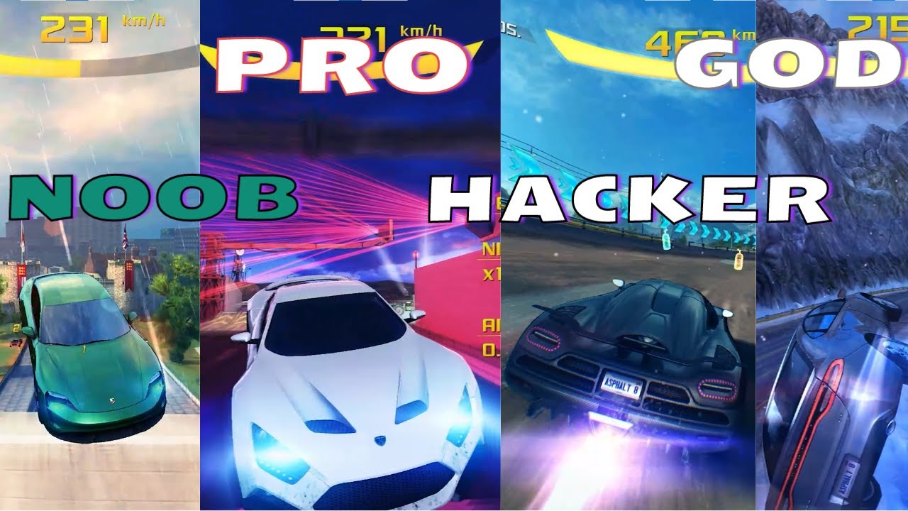 The Old Legend is Back Noob vs Pro vs Hacker vs God Asphalt8