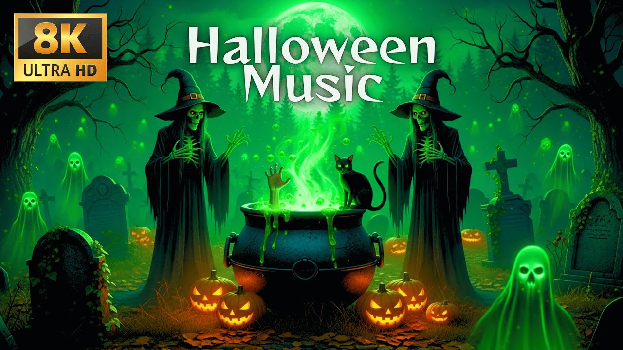 Spooky Halloween Music Mix 🎃 Spooky Relaxing Background Ambience ~ Relaxing Party Mix Playlist