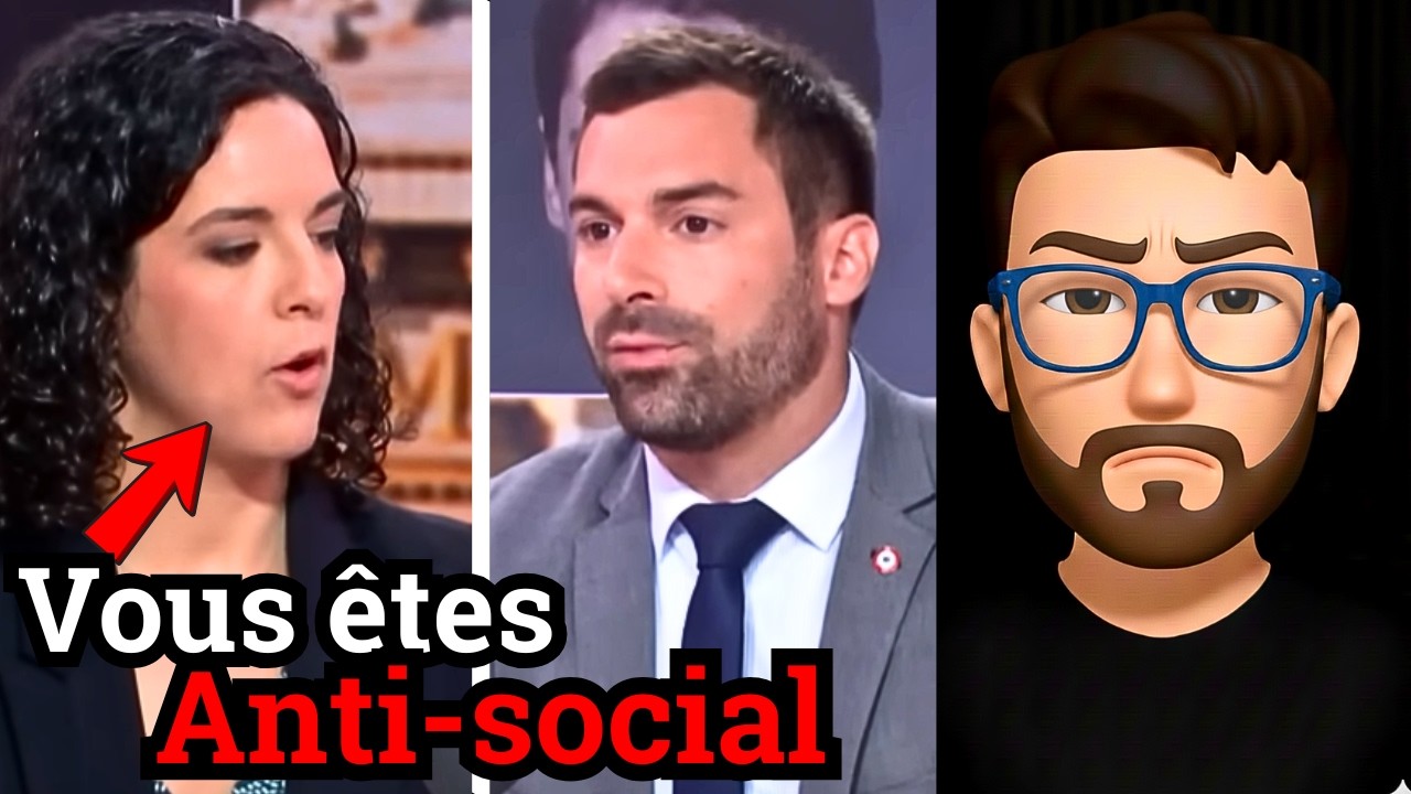 ça chauffe entre Manon Aubry et Julien Odoul, le journaliste obligé d'intervenir.