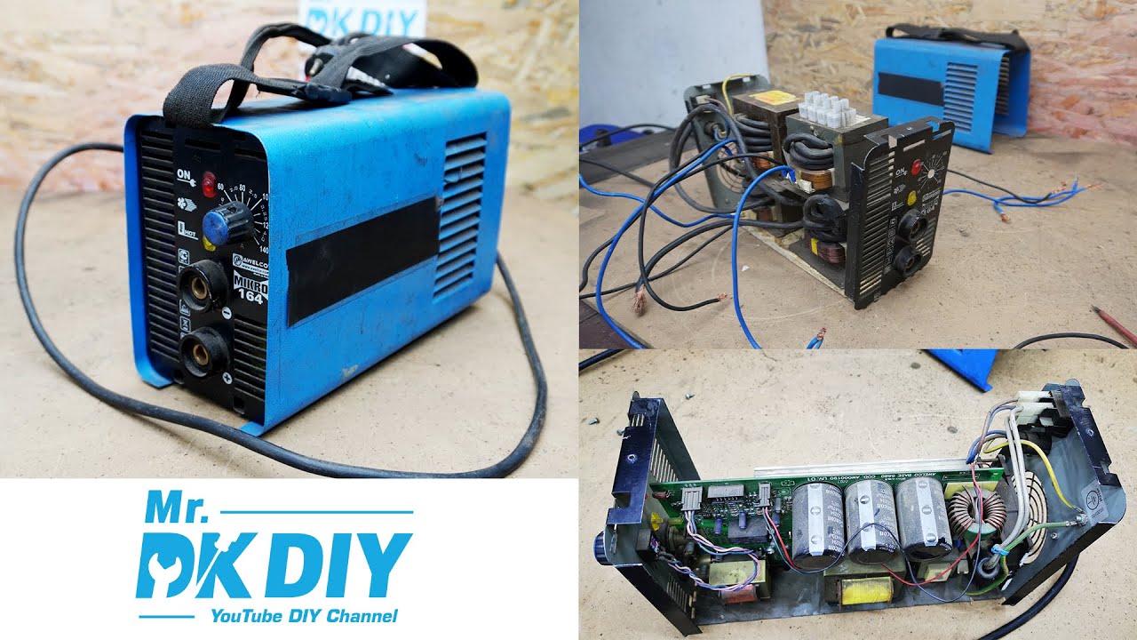 Exellent Homemade Welding Machine using 4 Microwave Transformers