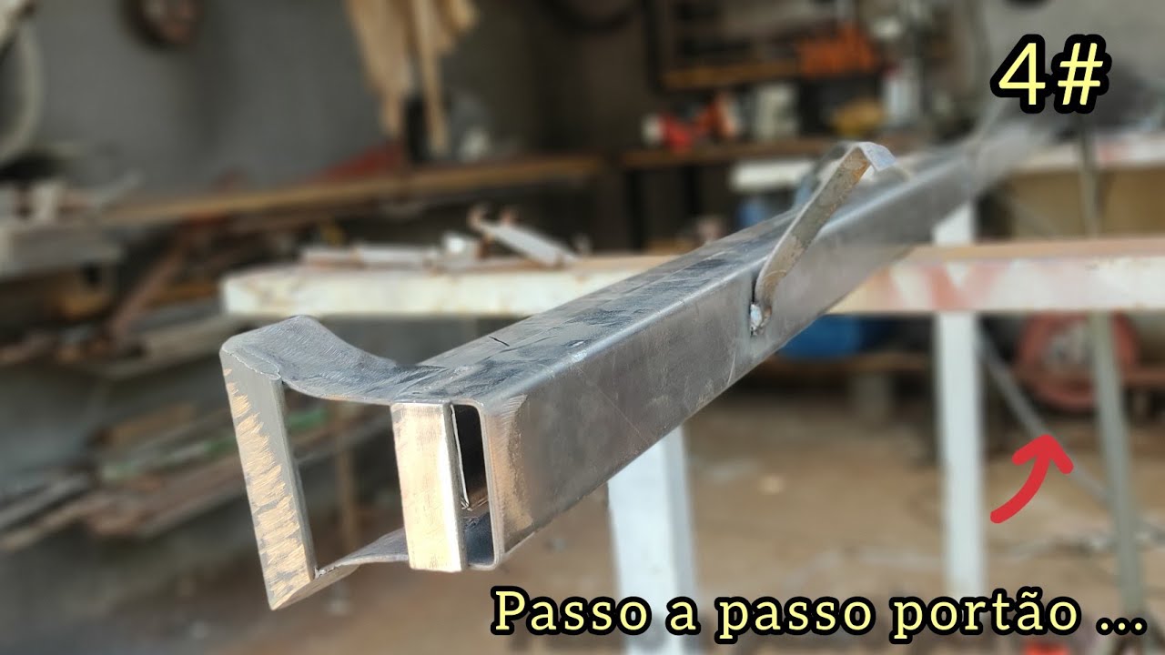 como fazer portão deslizante