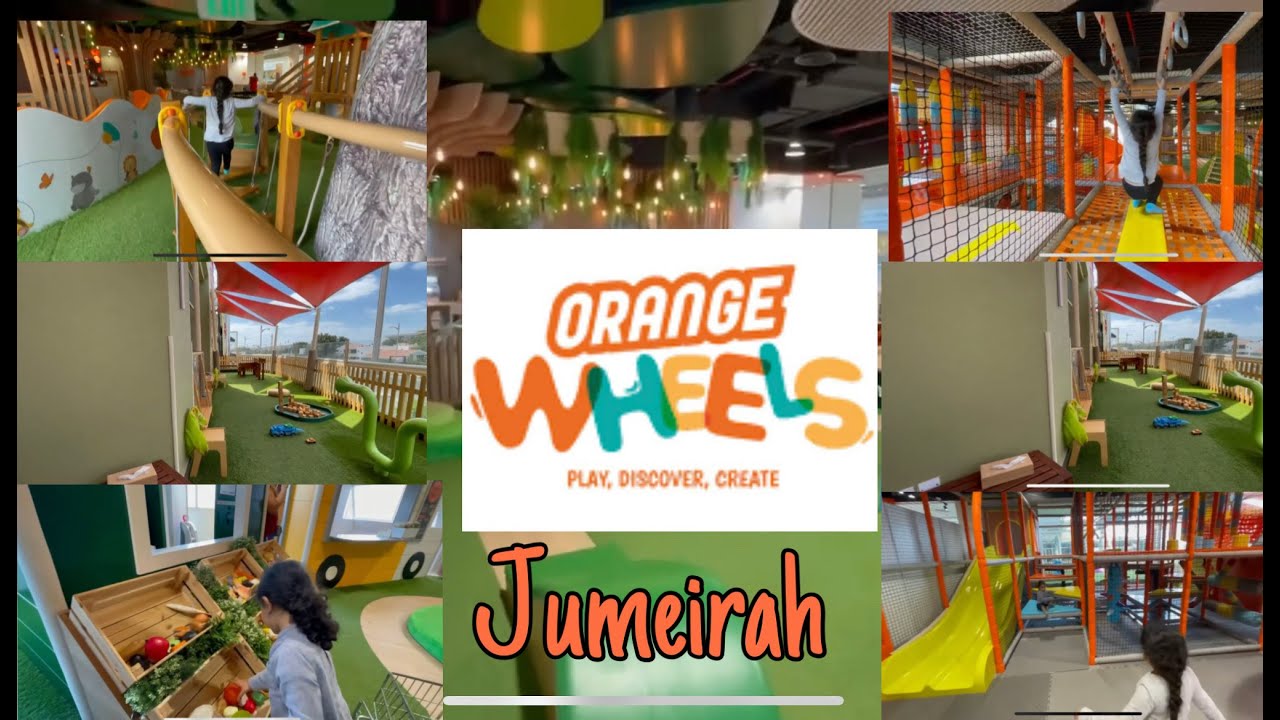 Orange wheels in Dubai jumeirah | اورنج ويلس دبي جميرا