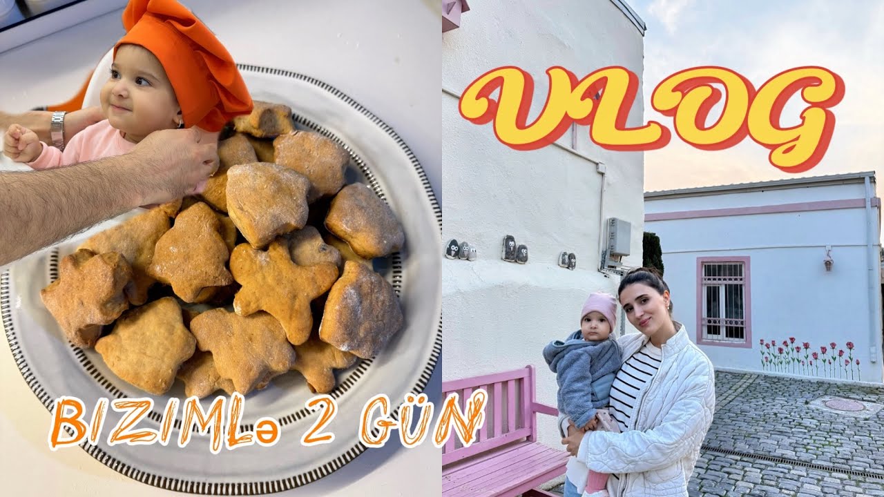 VLOG / Bizimlə 2 gün keçirin / Balaxanı gəzintisi/ Kəsmikli peçenyalar💫