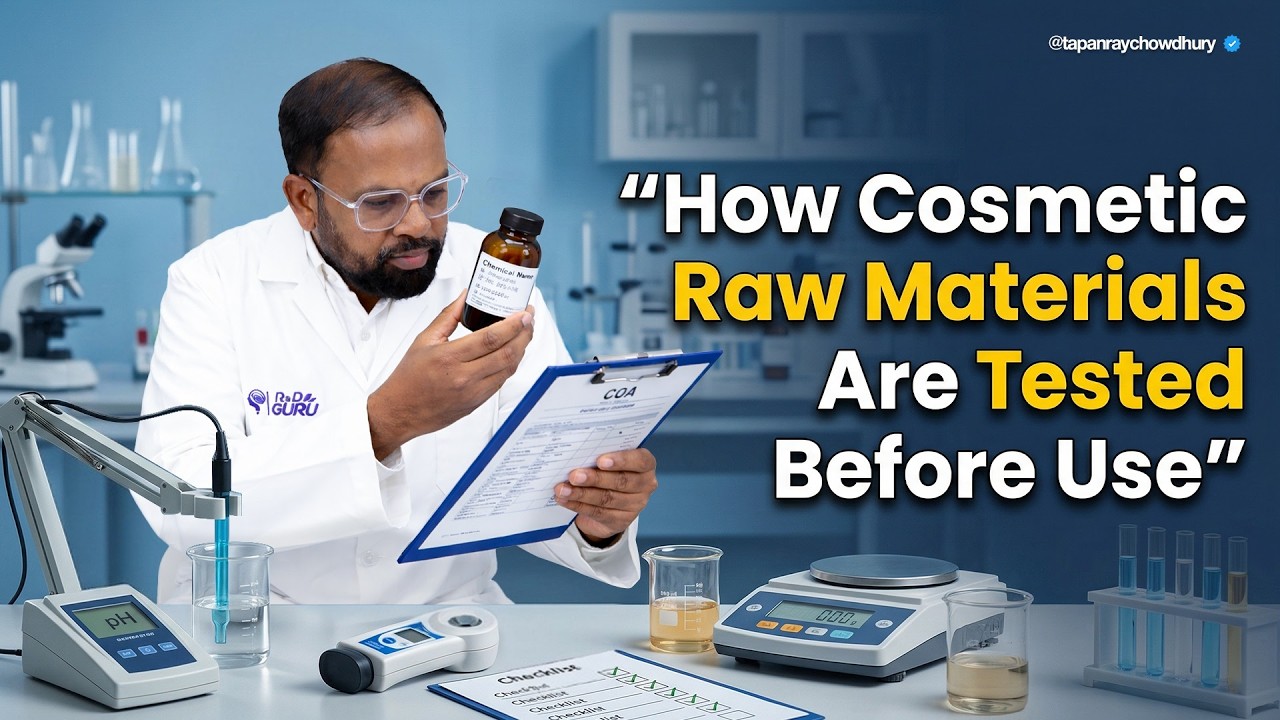 From Raw Materials to Formulation | Cosmetic Ingredient Testing Explained